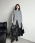 Crinkle Gloss Maxi Skirt